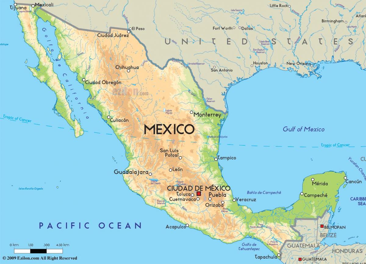 mapu Mexika