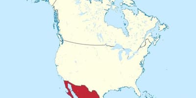 Mexiko a amerika mapa