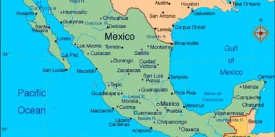 Mapa Mexika