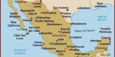 Mapa Mexiko