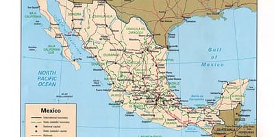Mapovanie Mexiko