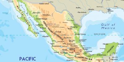 Mexické mapu