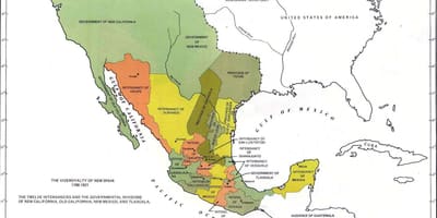 Mexiko mapa história