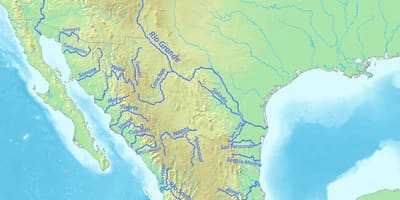 Mapa riek v Mexiku