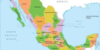 Mapu Mexika štáty