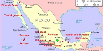Mapu Mexika sopka